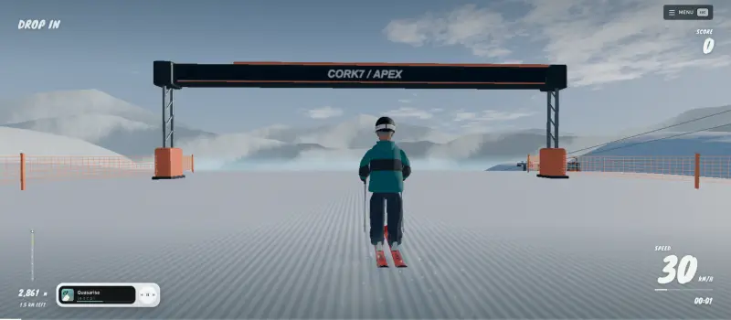 Cork7 snow line screenshot from 25 October 2026
